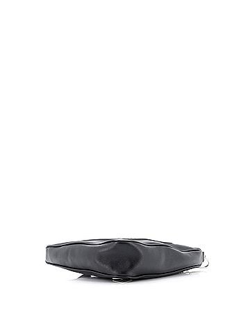 Prada Triangle Logo Wristlet Pouch Embossed Leather (view 2)