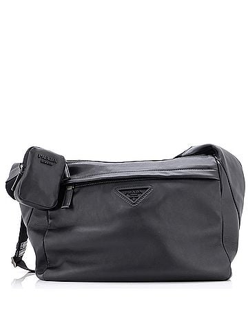 Prada Re-Edition Zip Messenger Bag Leather Large (view 1)