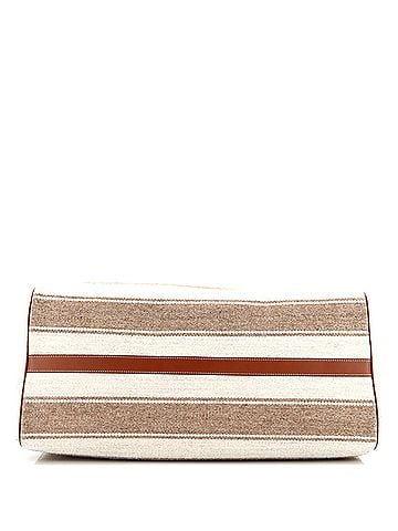 Céline Travel Duffle Bag Striped Jacquard Textile Large (view 2)