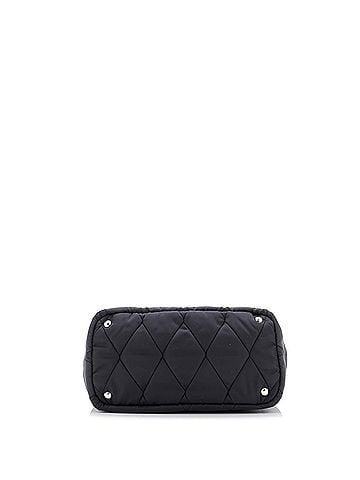 Prada Convertible Zip Tote Quilted Tessuto Small (view 2)