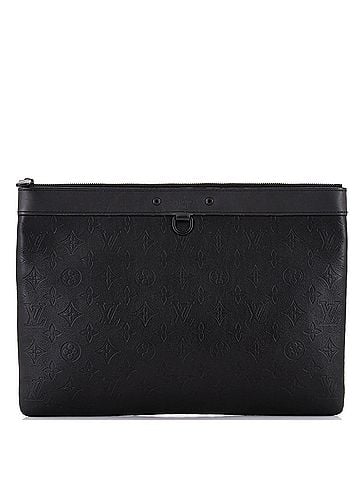 Louis Vuitton Discovery Pochette Monogram Shadow Leather GM (view 1)