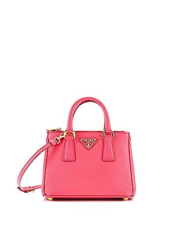 Prada Galleria Double Zip Tote Saffiano Leather Mini (view 1)