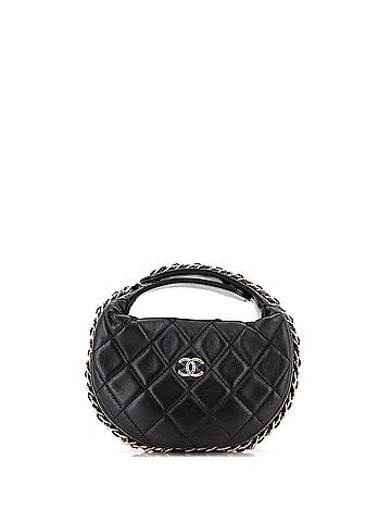 Chanel Chain Around Hobo Pouch Quilted Lambskin Mini (view 1)
