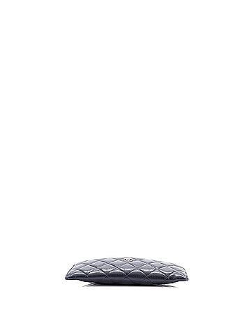 Chanel Classic Zip Pouch Quilted Caviar Long (view 2)