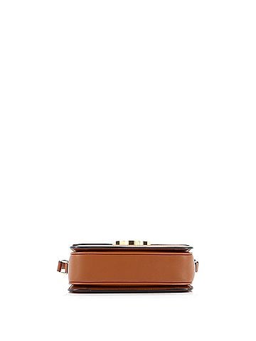 Céline Triomphe Shoulder Bag Canvas with Leather Teen (view 2)