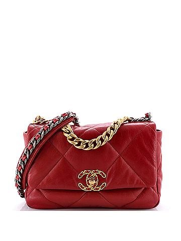 Chanel 19 Flap Bag Quilted Leather Medium (view 1)
