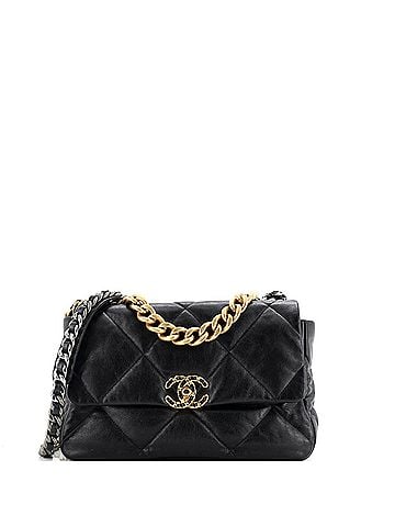 Chanel 19 Flap Bag Quilted Leather Large (view 1)