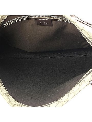 Gucci Zip Top Messenger Bag GG Coated Canvas Large (view 2)