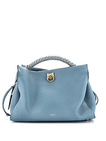 Mulberry Iris Shoulder Bag Leather with Braided Detail Medium (view 1)