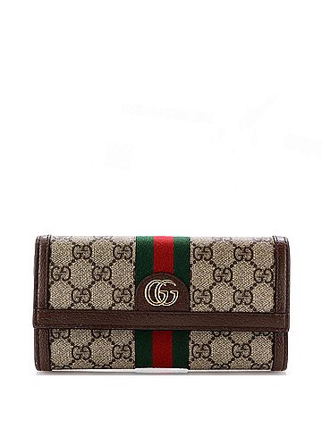 Gucci Ophidia Continental Wallet GG Coated Canvas (view 1)