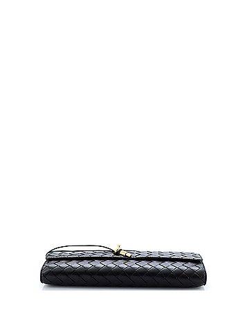 Bottega Veneta Andiamo Top Handle Clutch Intrecciato Nappa Long (view 2)