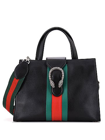 Gucci Web Dionysus Top Handle Bag Leather Medium (view 1)