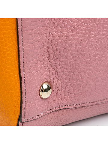 Gucci Medium Bicolor Calfskin Bamboo Shopper Satchel (view 2)