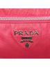 Prada 100% Nylon Red Saffiano Trimmed Tessuto Zip Top Crossbody One size - photo 10