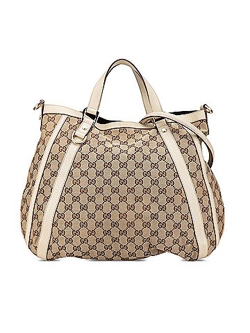 Gucci GG Canvas Abbey D Ring Convertible Satchel (view 1)