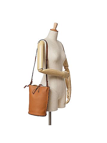 Loewe Leather Gate Bucket Bag (view 2)