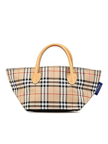 Burberry House Check Canvas Handbag (view 1)