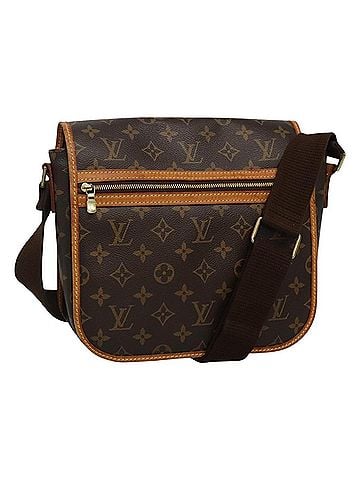Louis Vuitton Bosphore Brown Canvas Shoulder Bag (view 1)