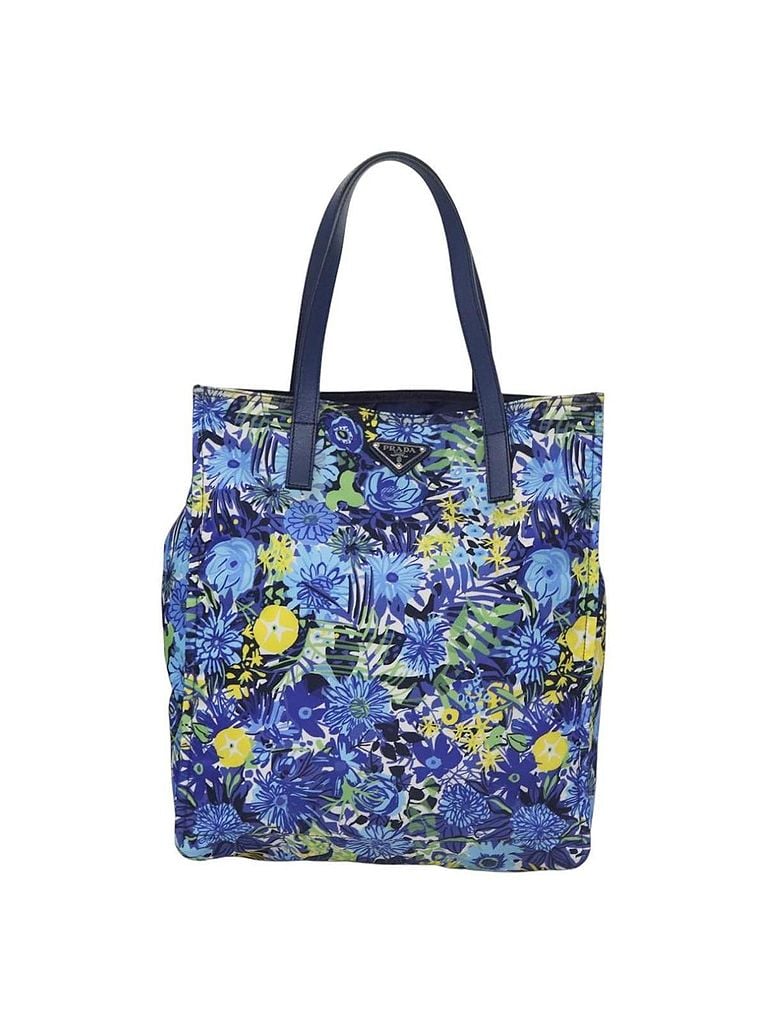 Prada 100% Synthetic Solid Multi Color Tessuto Multicolour Synthetic Tote Bag One size - photo 1