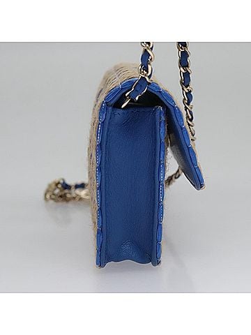 Chanel Trendy Cc Blue Canvas Shoulder Bag (view 2)