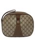 Gucci 100% Canvas Solid Tan Ophidia Beige Canvas Clutch Bag One size - photo 1