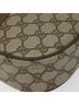 Gucci 100% Canvas Solid Tan Ophidia Beige Canvas Clutch Bag One size - photo 5
