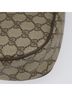 Gucci 100% Canvas Solid Tan Ophidia Beige Canvas Clutch Bag One size - photo 7