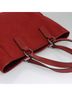 Gucci 100% Canvas Solid Red Gg Canvas Red Canvas Tote Bag One size - photo 5