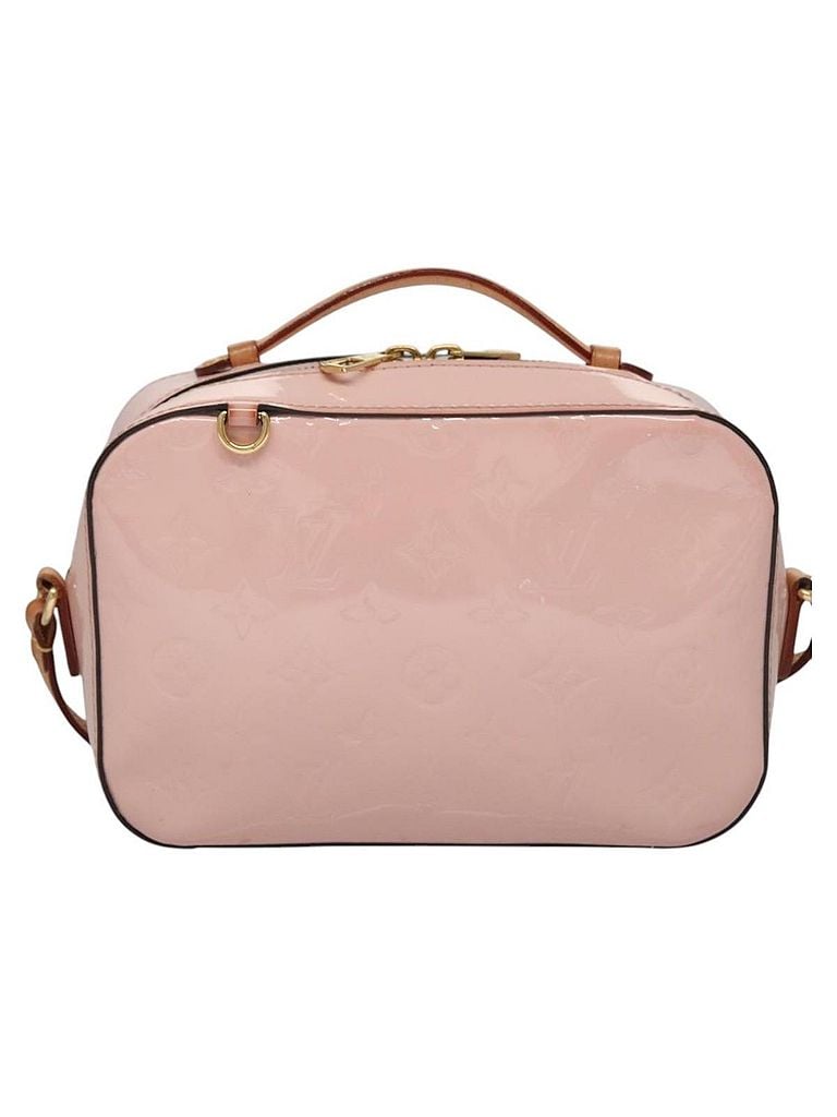 Louis Vuitton 100% Patent Leather Solid Pink Santa Monica Pink Patent Leather Shoulder Bag One size - photo 1