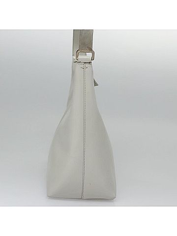 Prada Grey Leather Shoulder Bag (view 2)