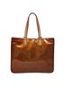 Louis Vuitton 100% Patent Leather Solid Brown Columbus Brown Patent Leather Tote Bag One size - photo 1