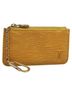 Louis Vuitton 100% Leather Solid Yellow Pochette Clés Yellow Leather Wallet One size - photo 1