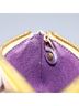 Louis Vuitton 100% Leather Solid Yellow Pochette Clés Yellow Leather Wallet One size - photo 9