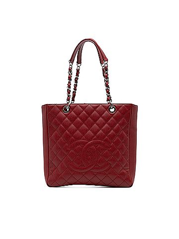 Chanel Caviar Vertical Grand Shopping Tote (view 1)