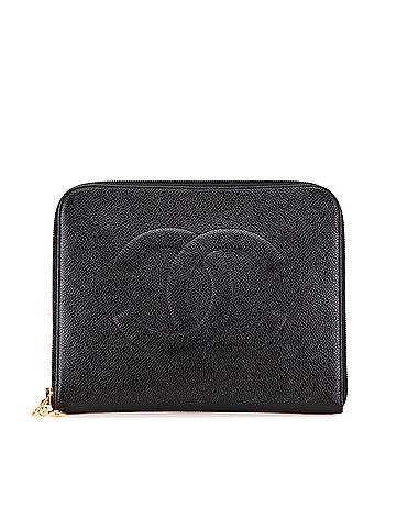 Chanel CC Caviar Zip Clutch (view 1)