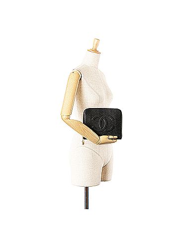 Chanel CC Caviar Zip Clutch (view 2)