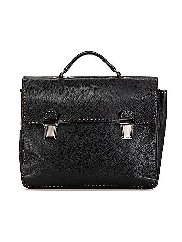 Fendi Leather Selleria Briefcase (view 1)