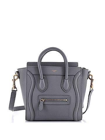 Céline Luggage Bag Grainy Leather Nano (view 1)