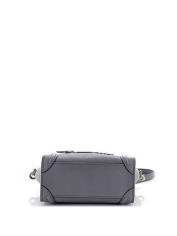 Céline Luggage Bag Grainy Leather Nano (view 2)