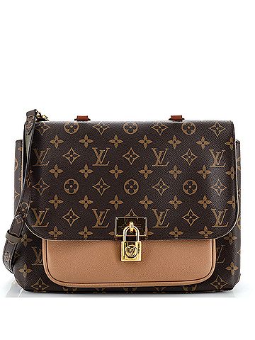 Louis Vuitton Marignan Handbag Monogram Canvas with Leather (view 1)