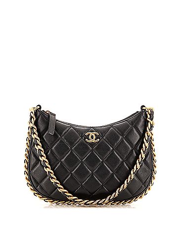 Chanel CC Chain Around Hobo Quilted Lambskin (view 1)