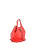 Chanel 100% Leather Red CC Drawstring Bucket Bag Quilted Calfskin Medium One size - photo 4