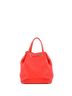 Chanel 100% Leather Red CC Drawstring Bucket Bag Quilted Calfskin Medium One size - photo 2