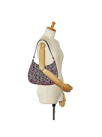 Prada Maglia Jacquard Knit Cleo Bag (view 2)