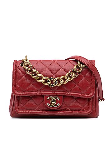Chanel Small Quilted Lambskin Chain Link Flap (view 1)