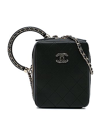 Chanel Calfskin Stitched Cup Of Tea Vanity Case (view 1)