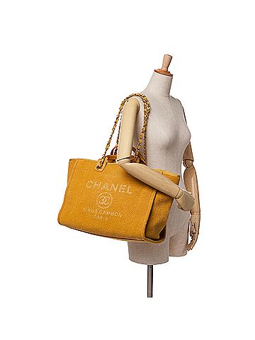 Chanel Medium Lurex Boucle Deauville Satchel (view 2)