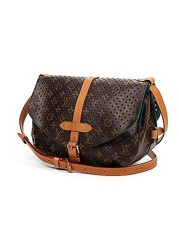 Louis Vuitton Ltd. Ed. Sofia Coppola Perforated Saumur 30 (view 1)