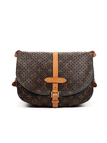 Louis Vuitton Ltd. Ed. Sofia Coppola Perforated Saumur 30 (view 2)