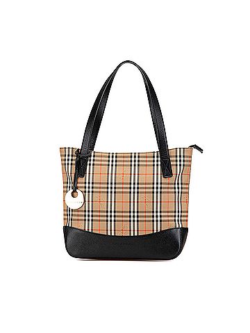 Burberry Haymarket Check Canvas Handbag (view 1)